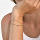 Zircon 18k Gold Plated Bracelets [JIS2024032603]