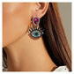 Artificial Gemstones Drop Earrings [JIS2024032736]