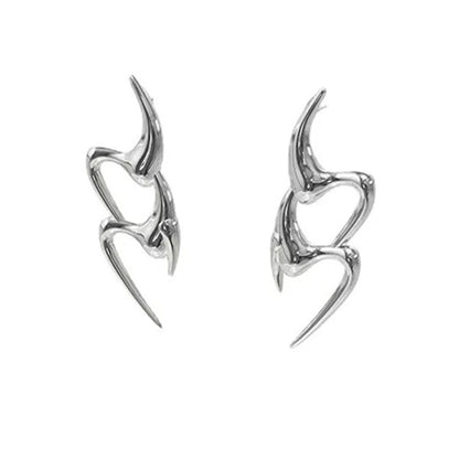 1 Pair Notes Alloy Stud Earrings [JIS2024032715]