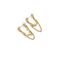 Chain Titanium Steel Earrings [JIS2024032709]