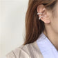 C-shaped Pearl Splicing Clip Earrings [JIS2024032740]