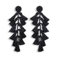 Long Hand-knitted Tassel Beads Earrings [JIS2024032756]