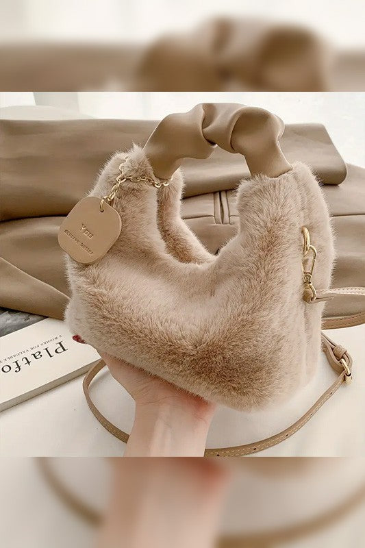Wool Fluffy Fur Plush Handbags